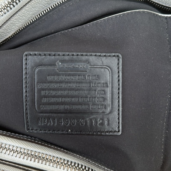 COACH BOROUGH BAG COLORBLOCK RETRO BOARSKIN LEATHER BRIGHT MANDARIN F31121 - Picture 16 of 16